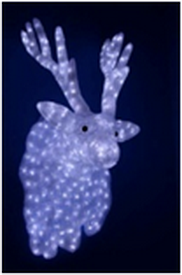Объемная фигурка "Олененок" из акрила с подсветкой светодиодами - 464шт. Размер 80х27х87см