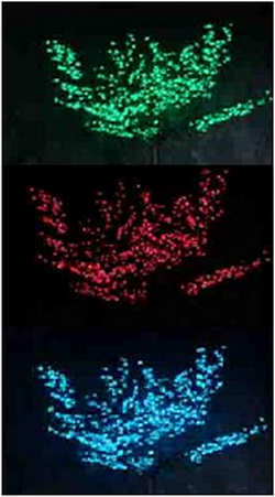 Дерево  "Сакура-RGB" со светодинамикой высота 4,5м