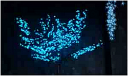 Дерево «Сакура», одноцветное. Высота 1,5м. Цвет: БЕЛЫЙ, ЗЕЛЕНЫЙ